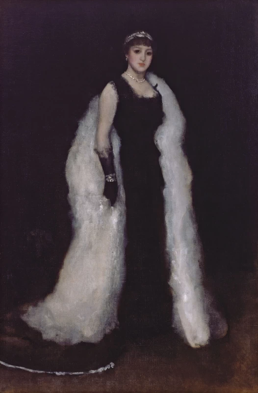 Ames McNeill Whistler - Disposizione in nero, Lady Meux, Museo d'arte di Honolulu
